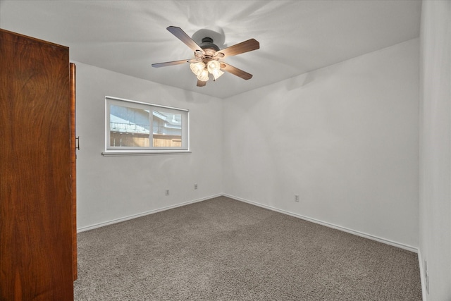 4208 Crestover Dr, Mesquite, TX 75150 - empty room featuring carpet and a ceiling fan