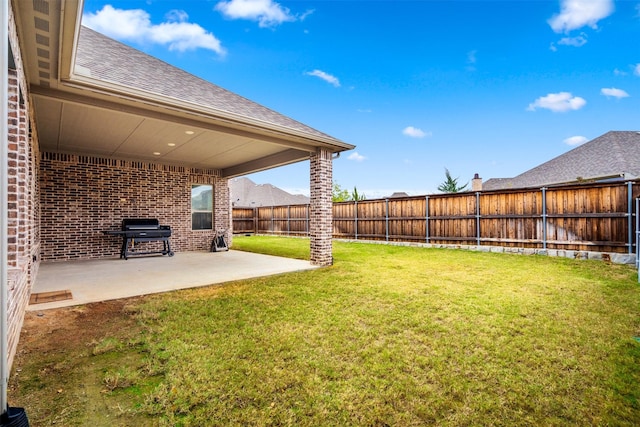 2705 Cumberland, The Colony, TX 75056 - view of yard with a patio