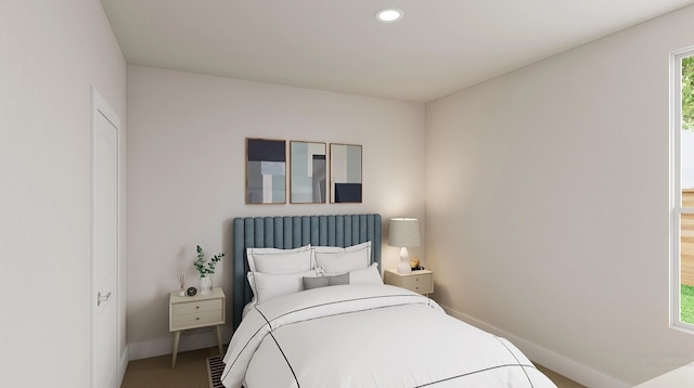 8425 Peach, Justin, TX 76247 - bedroom featuring baseboards and recessed lighting