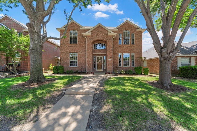 1106 Brook Ridge Ave, Allen, TX 75002 - traditional home with a front lawn and brick siding