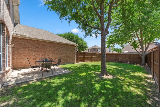 1106 Brook Ridge Ave, Allen, TX 75002 - view of yard featuring a patio area