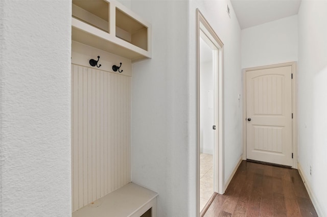 705 La Paloma Rd, Sanger, TX 76266 - mudroom with dark wood finished floors