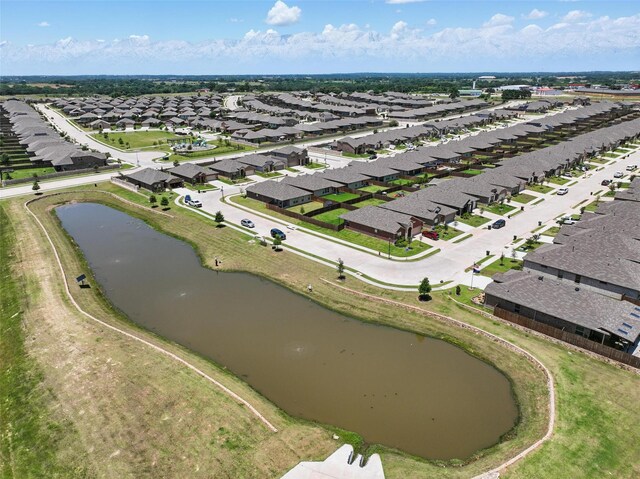 1253 Presidio Ln, Weatherford, TX 76087 - aerial view of residential area featuring a large body of water