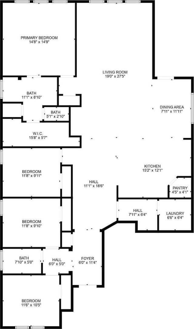 1253 Presidio Ln, Weatherford, TX 76087 - floor plan / room layout