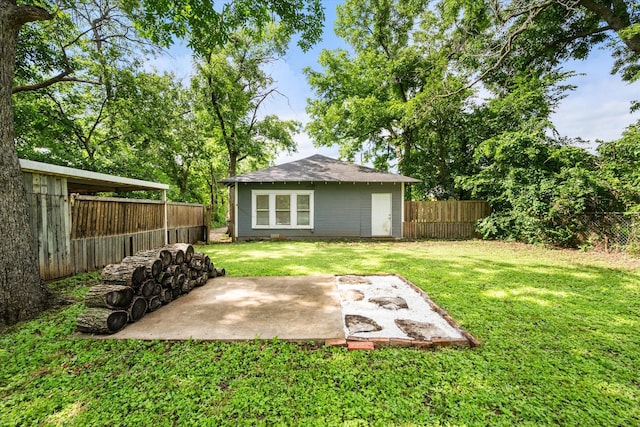 308 W Heard St, Cleburne, TX 76033 - view of yard