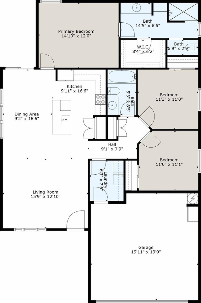 110 Thode St, Whitesboro, TX 76273 - room layout