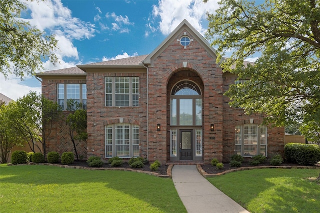 402 Thistle Ct, Southlake, TX 76092 - traditional-style home with brick siding and a front yard