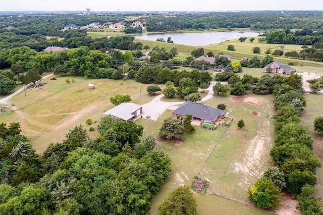 2310 N Walnut Grove Rd, Midlothian, TX 76065 - aerial view of sparsely populated area with a nearby body of water