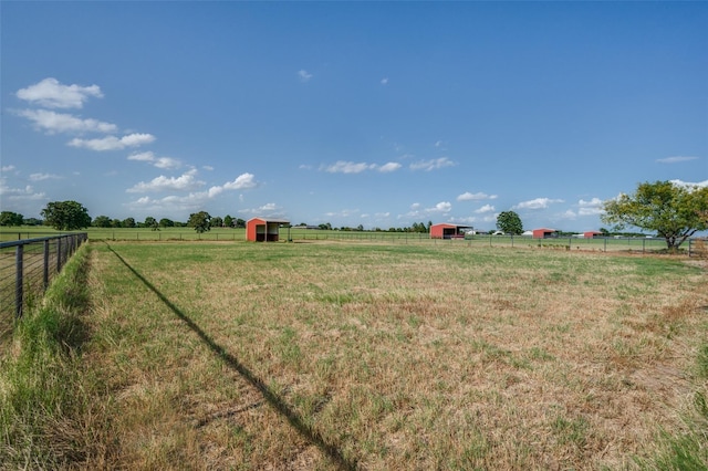 395 Yacht Cb Rd, Oak Point, TX 75068 - view of yard featuring a view of rural / pastoral area
