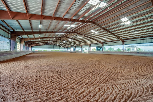 395 Yacht Cb Rd, Oak Point, TX 75068 - view of indoor horse riding arena