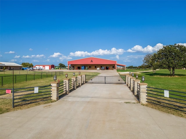 395 Yacht Cb Rd, Oak Point, TX 75068 - surrounding community featuring driveway and a gate