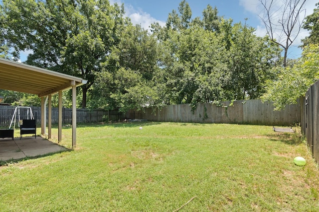 7504 Kingsmill Ter, Fort Worth, TX 76112 - view of yard with a patio area