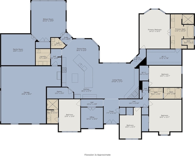 3340 Pleasantville Rd, Midlothian, TX 76065 - view of room layout