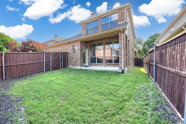 2128 Chambers Dr, Allen, TX 75013 - rear view of property featuring brick siding
