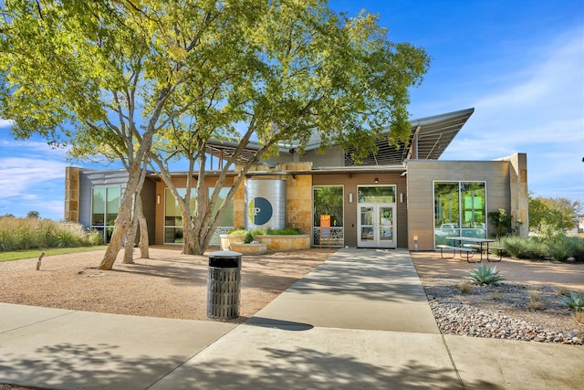 7020 Cross Point Ln, Little Elm, TX 76227 - view of front of property featuring french doors
