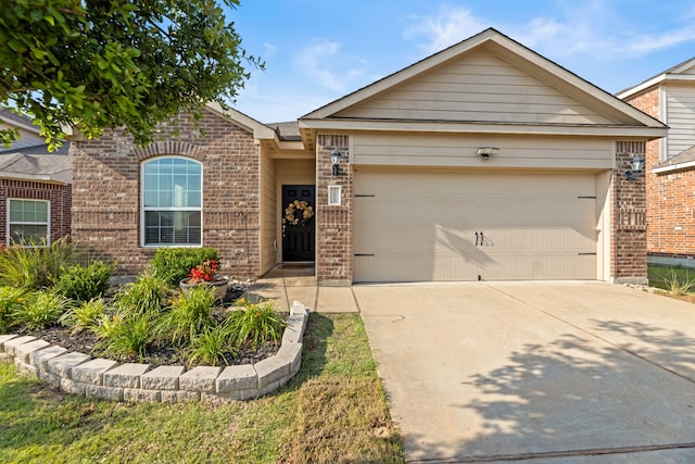 1615 White Mountain Way, Princeton, TX 75407 - single story home with brick siding, driveway, and a garage