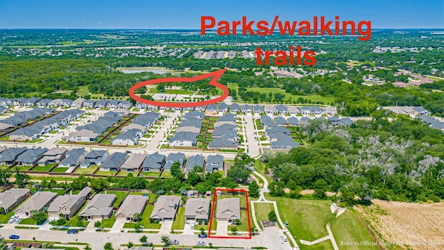 4100 Fanita Pl, Denton, TX 76210 - drone / aerial view
