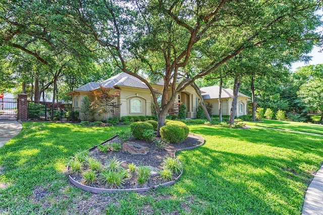 3401 Francesca Ct, Rowlett, TX 75088 - view of front of property featuring a gate and stucco siding