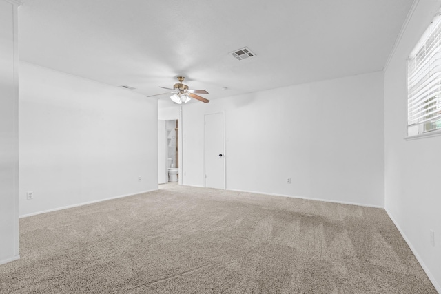 108 Mockingbird Ln, Hillsboro, TX 76645 - unfurnished room featuring carpet, ceiling fan, and baseboards