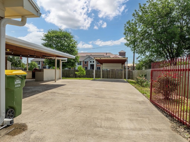 108 Mockingbird Ln, Hillsboro, TX 76645 - view of patio / terrace featuring a detached carport