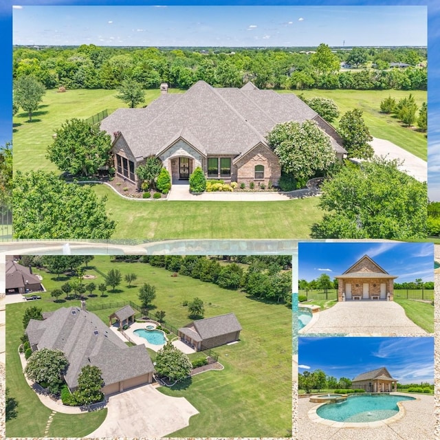 499 Savannah Hill Ln, Rockwall, TX 75032 - view of subject property featuring a pool area