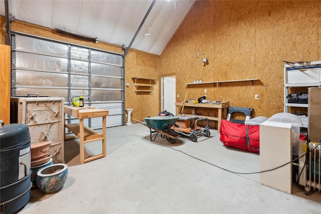499 Savannah Hill Ln, Rockwall, TX 75032 - interior space featuring a workshop area