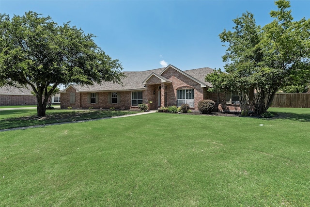 1301 Shell Beach Dr, Little Elm, TX 75068 - ranch-style house with brick siding and roof with shingles