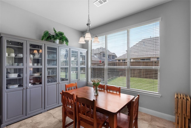 1211 Great Meadows Dr, Wylie, TX 75098 - dining space with baseboards and light tile patterned floors