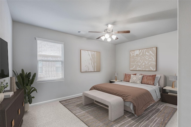 1211 Great Meadows Dr, Wylie, TX 75098 - bedroom with carpet flooring, baseboards, and a ceiling fan