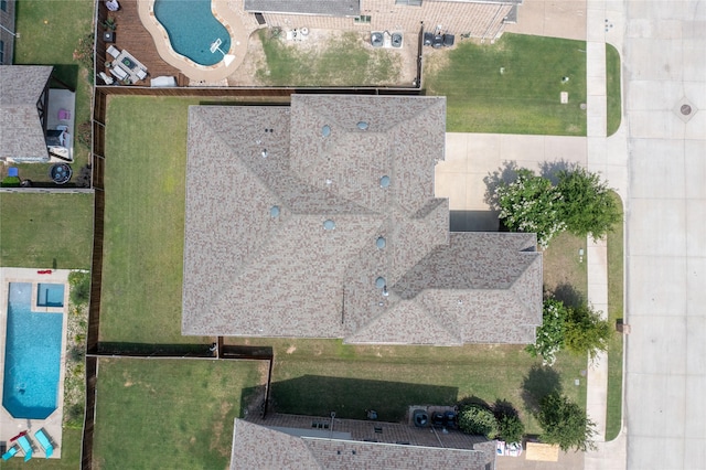 1211 Great Meadows Dr, Wylie, TX 75098 - aerial view of a pool