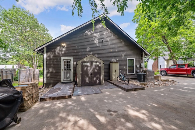 2832 Forest Ave, Fort Worth, TX 76112 - back of property with a patio and central air condition unit