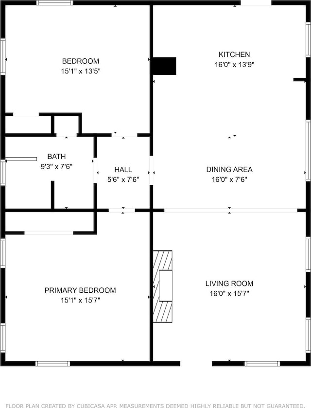 2832 Forest Ave, Fort Worth, TX 76112 - property floor plan