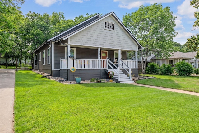 2832 Forest Ave, Fort Worth, TX 76112 - view of front of property featuring a porch and a front yard