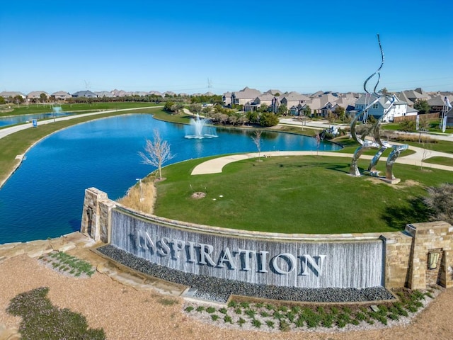 1517 Port Millstone Trl, Wylie, TX 75098 - aerial view of residential area featuring a nearby body of water