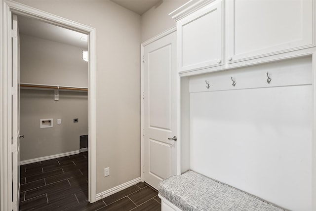 704 Prairie Timber Rd, Burleson, TX 76028 - mudroom with wood finish floors and baseboards