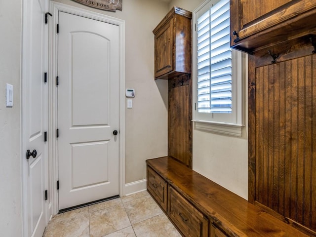 656 Clearwater Dr, Irving, TX 75039 - mudroom with light tile patterned floors