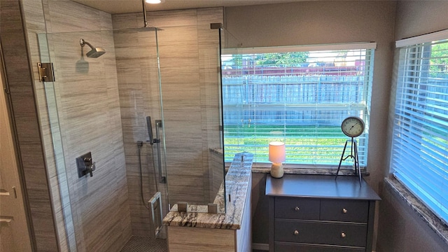 504 Greenwood Ln, Krum, TX 76249 - bathroom with a stall shower