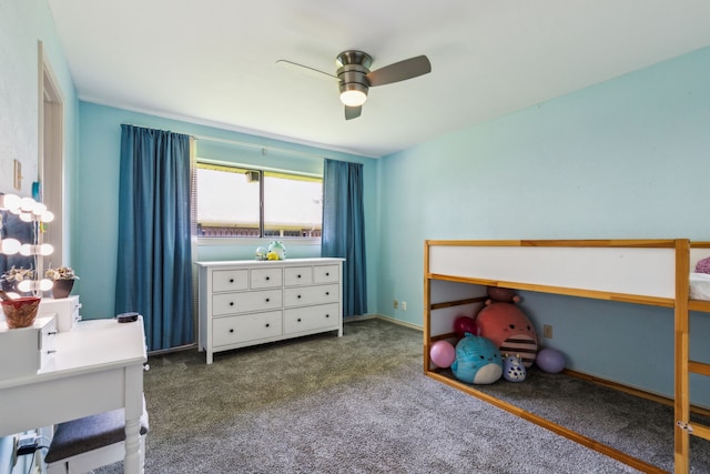 4130 High Star Ln, Dallas, TX 75287 - bedroom featuring carpet floors and a ceiling fan