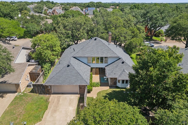 4130 High Star Ln, Dallas, TX 75287 - aerial view of property and surrounding area