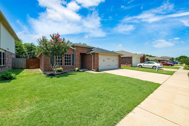 2104 Blanco Ln, Justin, TX 76247 - view of front of property featuring concrete driveway, brick siding, and an attached garage