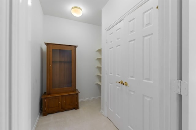 5617 Lindsey Dr, Plano, TX 75093 - hall featuring light colored carpet and baseboards
