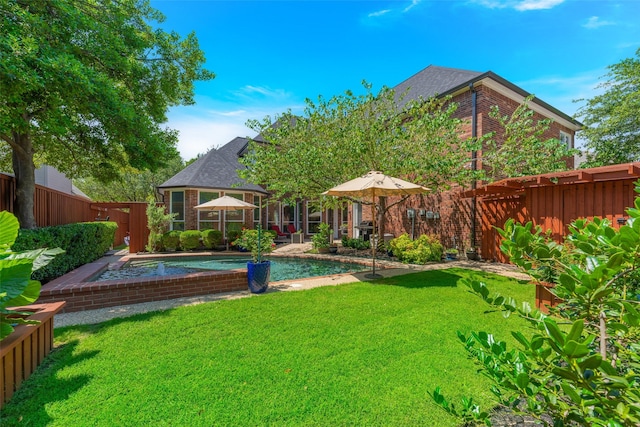 5617 Lindsey Dr, Plano, TX 75093 - view of yard featuring a hot tub