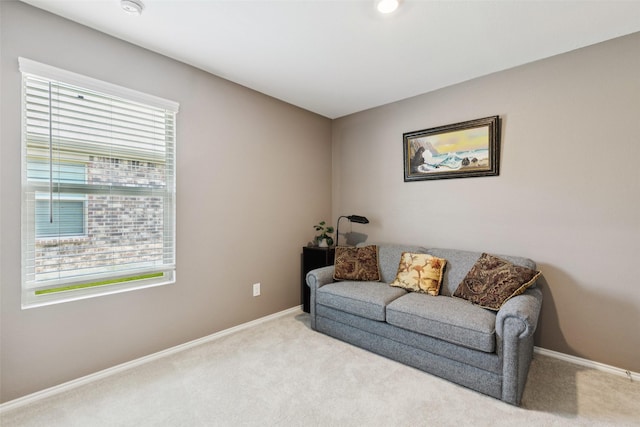 1713 Claireborne Ct, Little Elm, TX 75068 - sitting room with carpet floors and baseboards