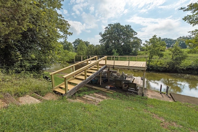14213 Clark Dr, Streetman, TX 75859 - dock with a water view