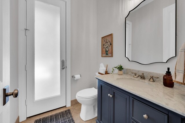 4340 Powers Branch Dr, Midlothian, TX 76065 - bathroom with vanity and tile patterned flooring