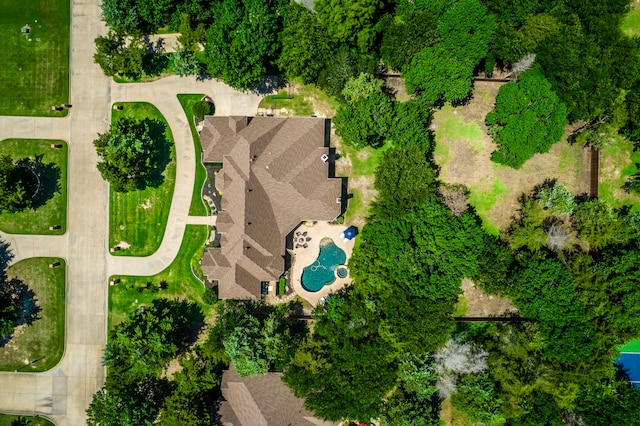 4340 Powers Branch Dr, Midlothian, TX 76065 - aerial view of a pool area