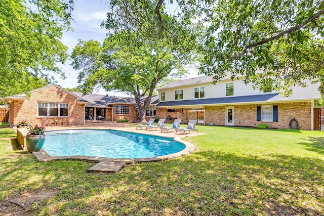 4424 Crooked Ln, Dallas, TX 75229 - outdoor pool with a patio area