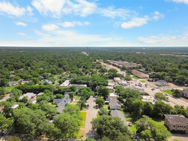 3819 Hubby Ave, Waco, TX 76710 - aerial perspective of suburban area with a heavily wooded area