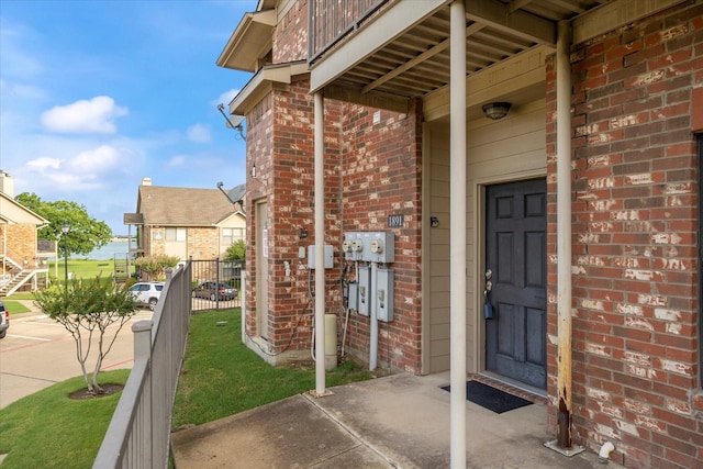 1891 Signal Ridge Pl, Rockwall, TX 75032 - view of exterior entry featuring brick siding