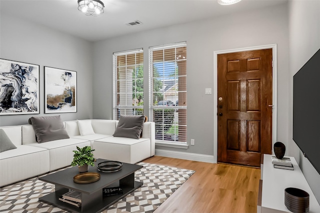 10833 Hawks Landing Rd, Fort Worth, TX 76052 - living area featuring light wood-style flooring and baseboards